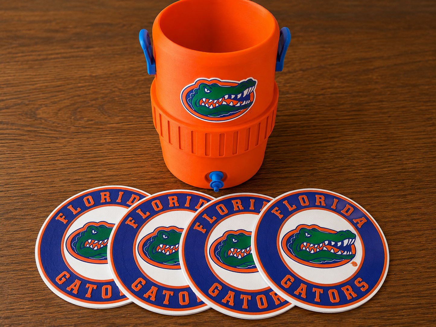 Team Spirit 3D Printed 12 oz Can Koozie | Includes Matching Can Opener