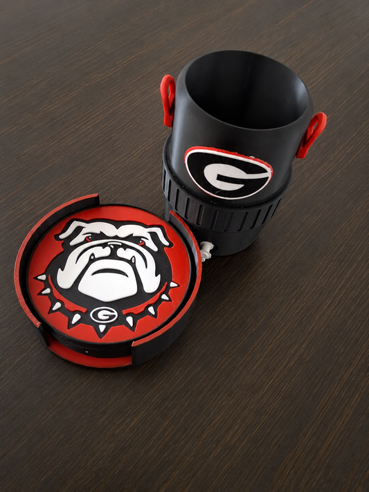 Team Spirit 3D Printed 12 oz Can Koozie | Includes Matching Can Opener