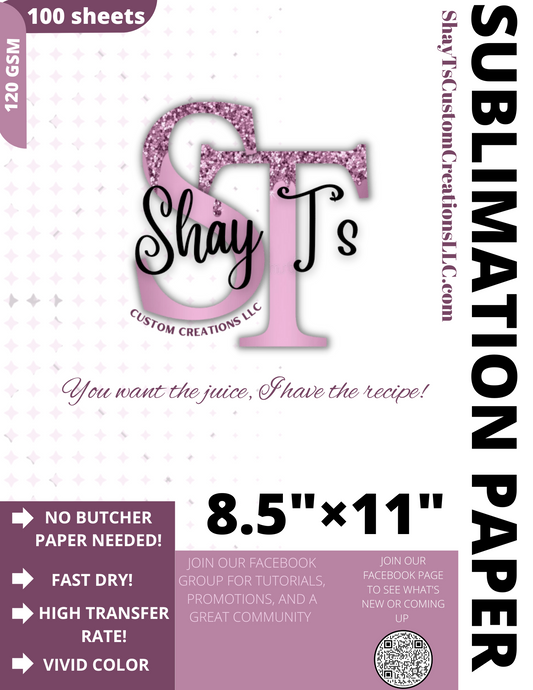 Sublimation Paper 8.5"x11"
